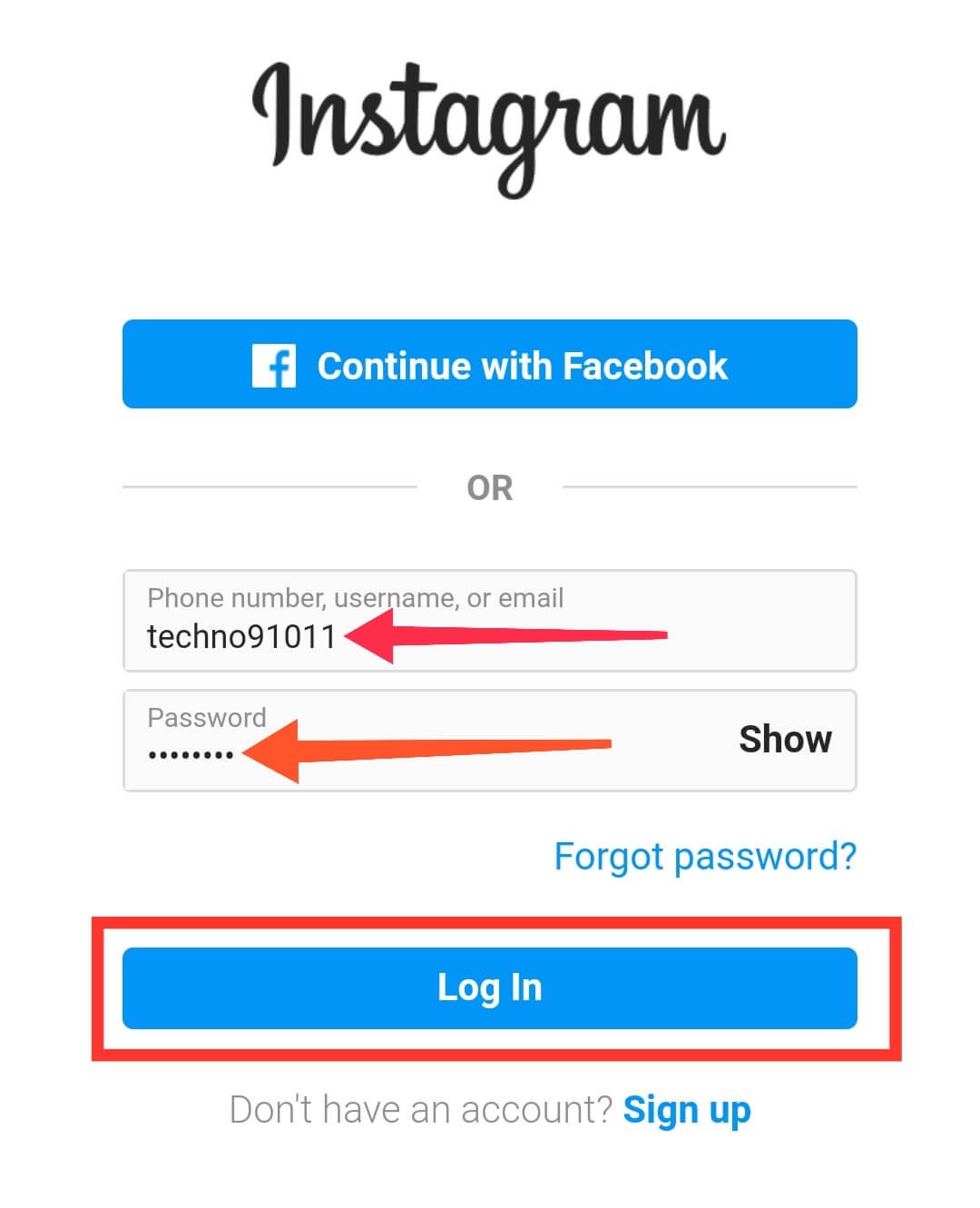 Login With Real Instagram Account
