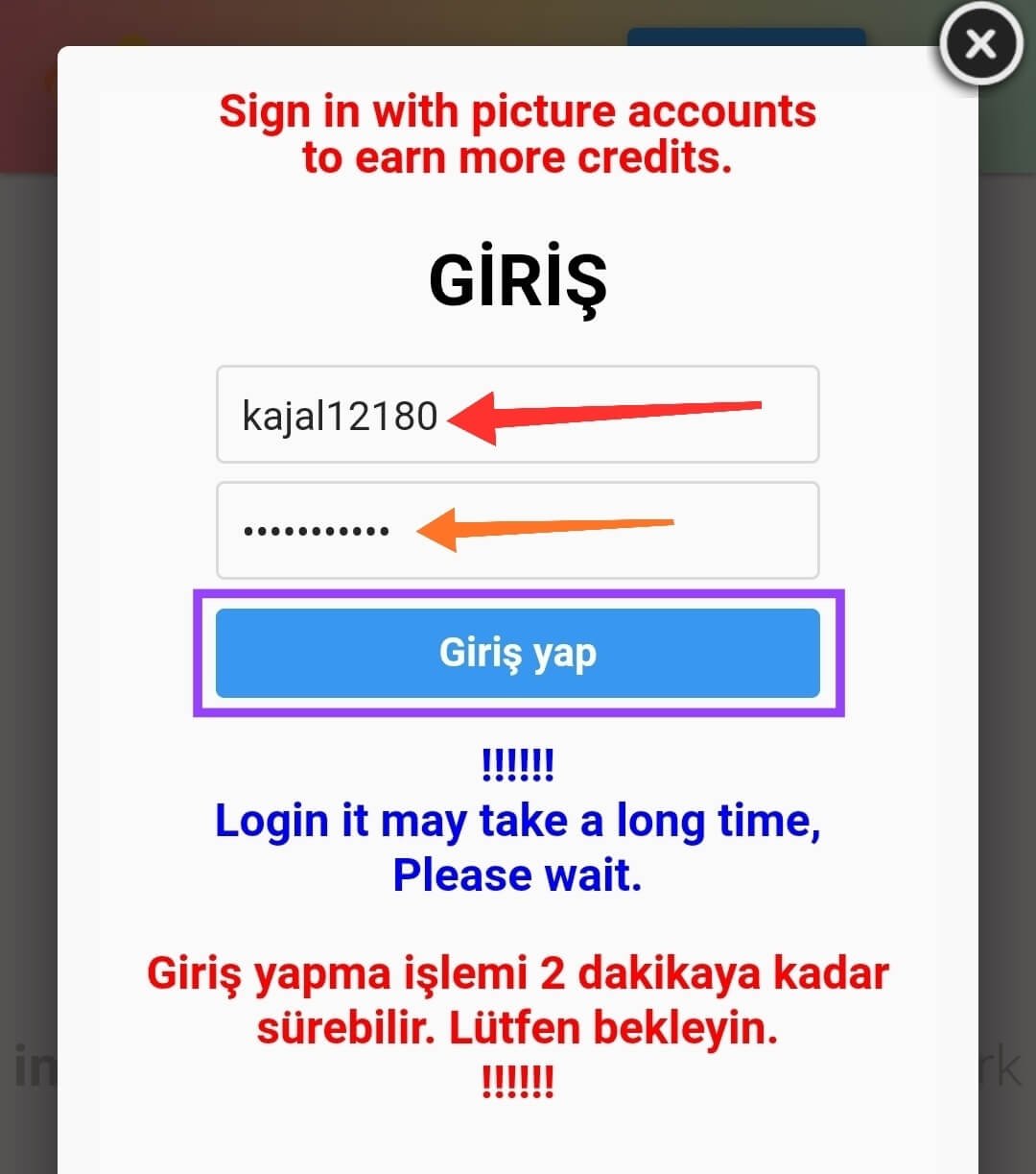 Login Your Fake Account Here