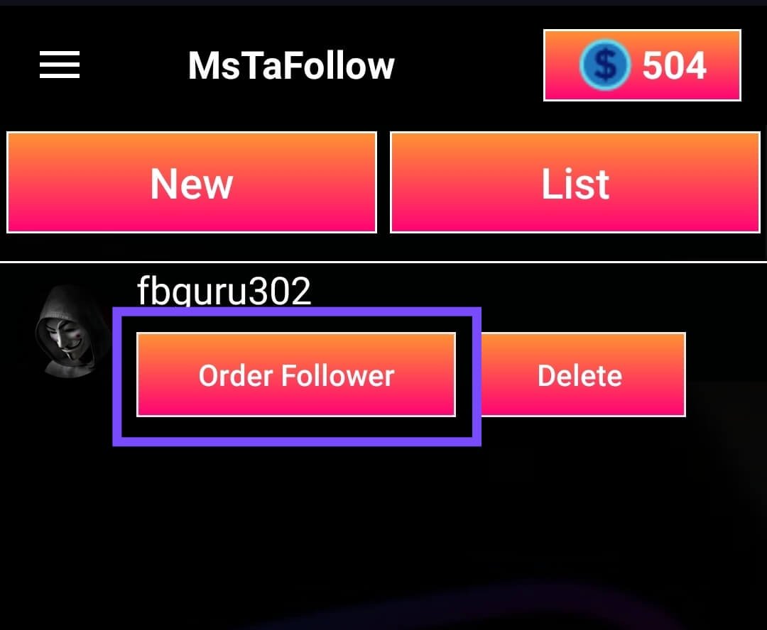 Order Real Followers