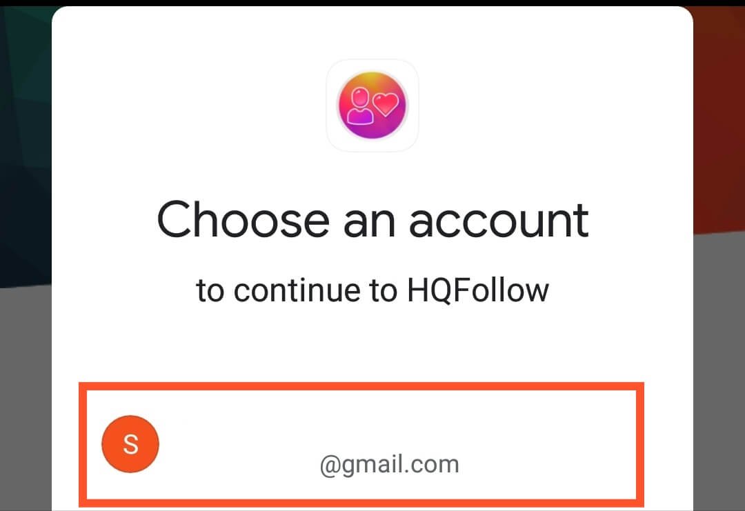 Choose an Account