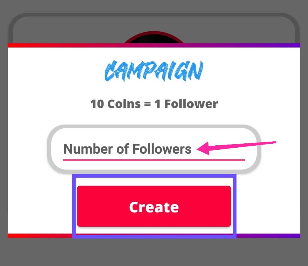 Create Followers Campaign