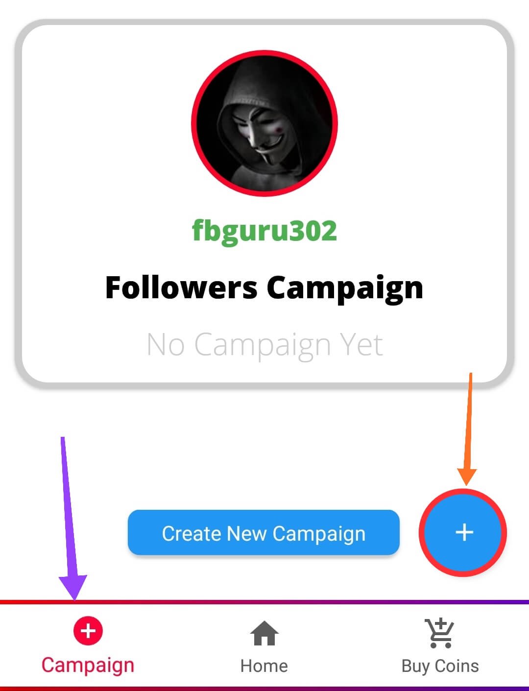 Create New Campaign
