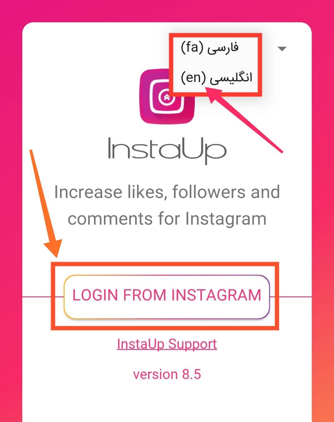 Login From Instagram