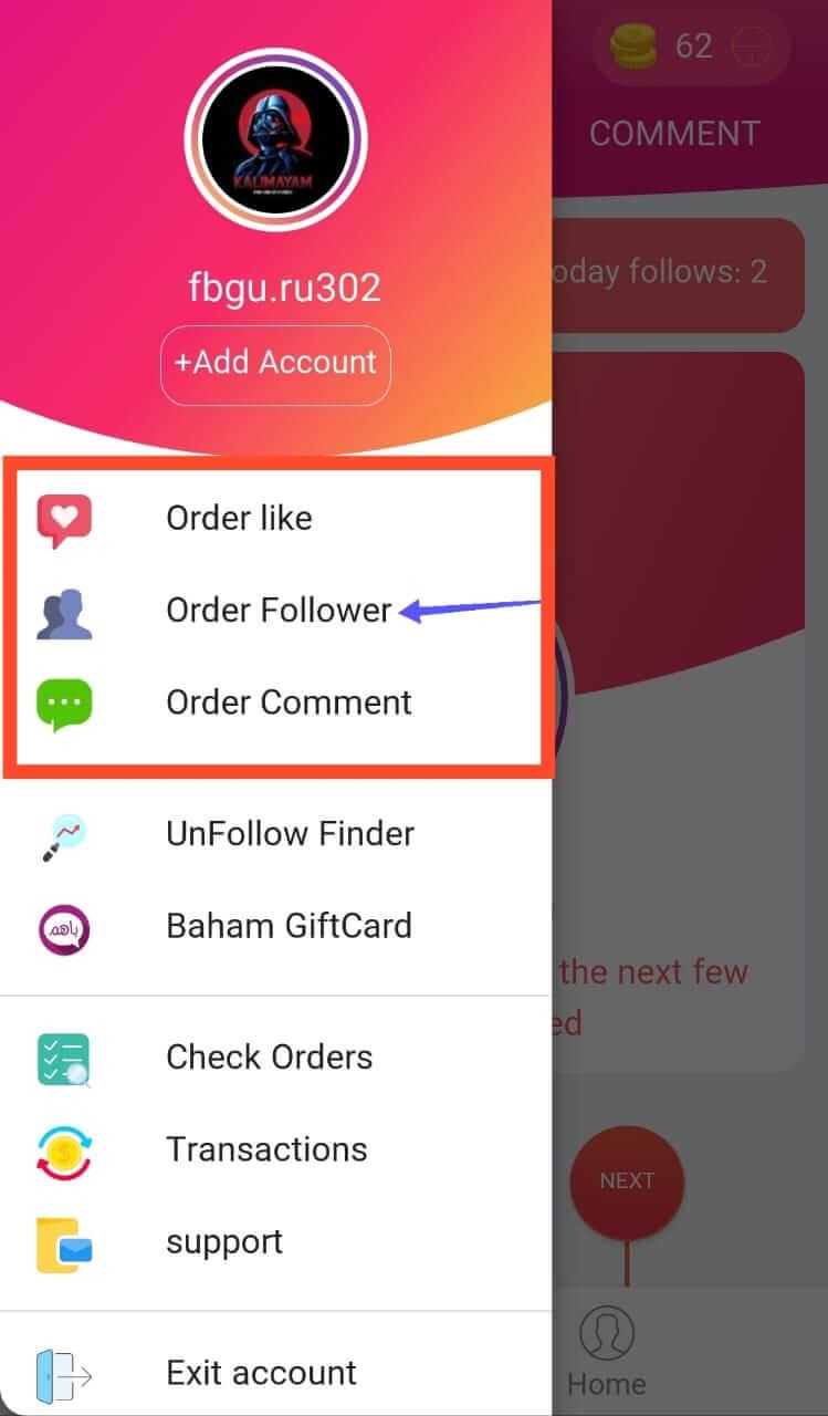 Order Followers