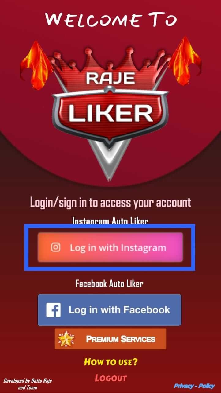 Log In With Instagram